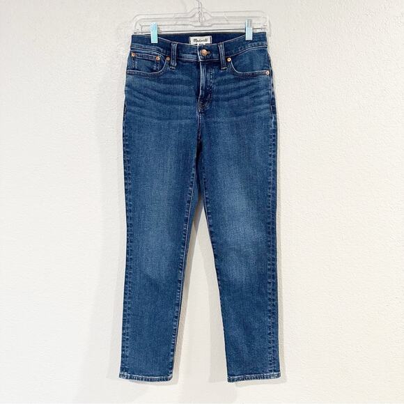 Madewell Jeans Womens Mid-Rise Perfect Vintage Deming‎ Wash Tapered Momjeans 25 - Picture 1 of 7